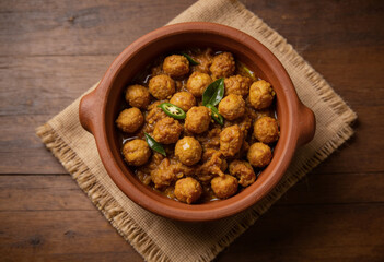 Sri lankana style Soya meat curry