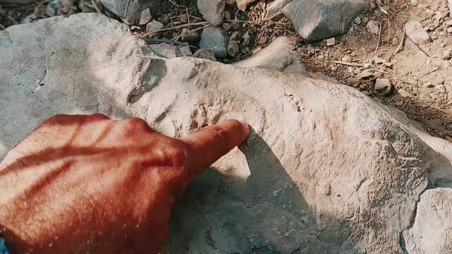 Ammonite Fossil Discovery On Margalla Hills Hiking Trail Islamabad