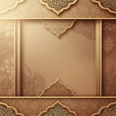 Obraz premium Luxurious Gold Decorative Wall Panel Design.
