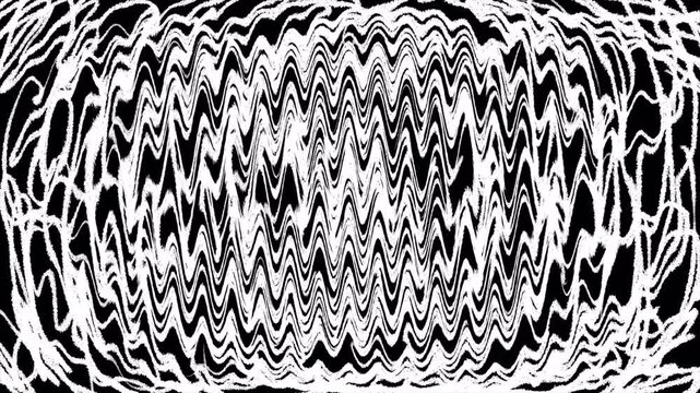 Dynamic Seamless Scribble Wavy Line Transition with Alpha Channel in 4K for Modern Video Editing