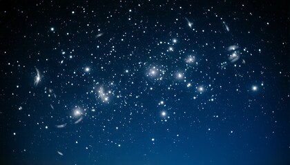 Langit Malam Penuh Bintang dengan Galaksi Bima Sakti