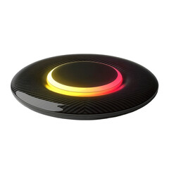 vinyl record on white background