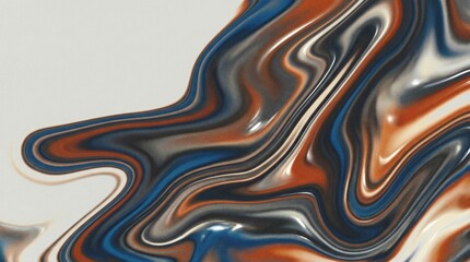 Grainy Liquid Marble Swirl Abstract Background with High Contrast Gradient for Posters and Wide Web Banners