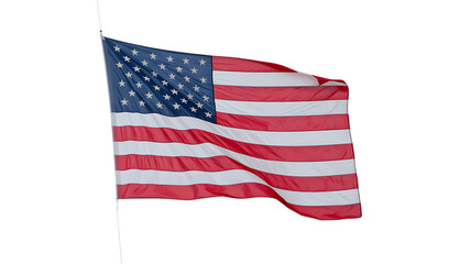 Obraz premium 3d flag of USA bold symbol