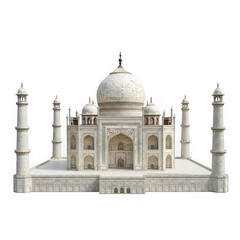 Fototapeta premium The majestic taj mahal stands tall against the sky, a symbol of eternal love.