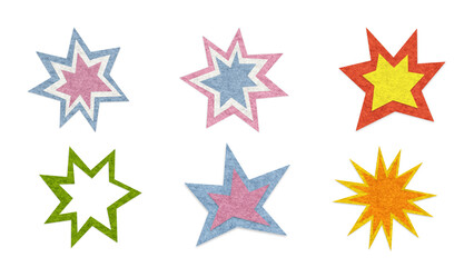 set of stars sparkle sparks boom effects element icon vector scrapbook abstract shape symbol © moonbites