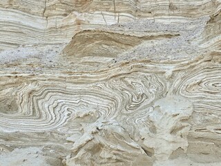 Obraz premium Patterns on limestone mountains .