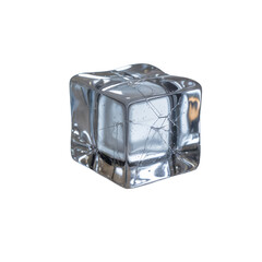 ice cube isolated on white background