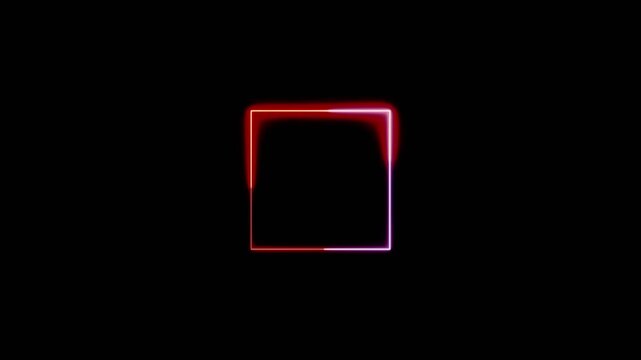 Colorful abstract gradient squire pattern animated horizontal motion background