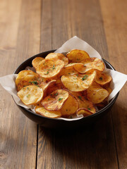 crispy potato chips