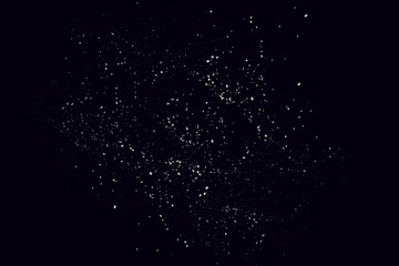 Obraz premium A black and white photo of a bunch of stars