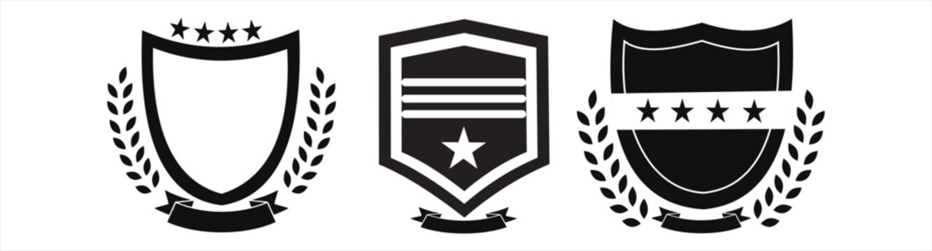 Shield Shapes Vector.eps