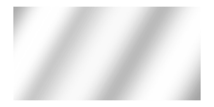 Rectangle Glossy glass reflection with soft diagonal glare. Realistic shiny acrylic plastic panel texture. screen light overlay glare on transparent background.