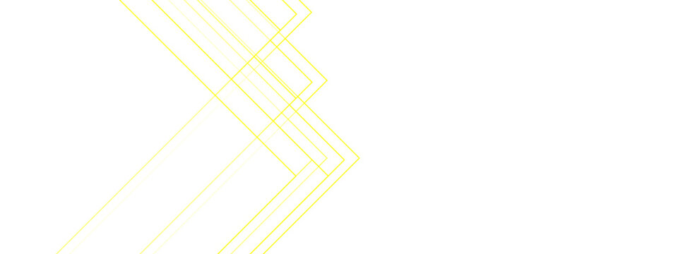 Vector Abstract geometric yellow lines intersecting on surface, representing connectivity, networking and technology, and minimalistic design.