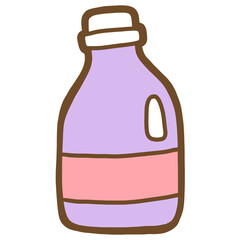 Cute cleaning bottle Organization Clipart