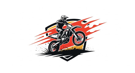 Motorcycle Rider Racing with Speed. © IPAN