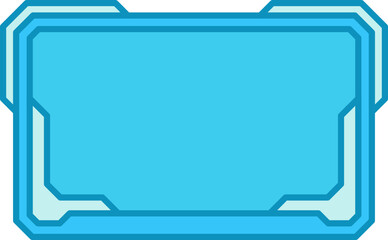 Futuristic HUD interface display