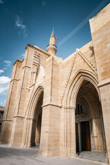Fototapeta premium Selimiye Mosque (Former Saint Sophia Cathedral), Nicosia, Cyprus – Gothic Architecture Landmark