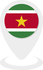Fototapeta premium suriname flag