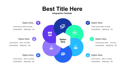 Hexagonal Infographic Template