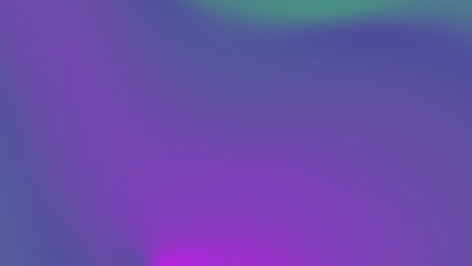 Blended gradient of purple blue and green