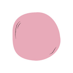 Abstract blob shape organic vector elements in pastel beige pink colors. Wavy liquid irregular forms in simple minimalistic style.