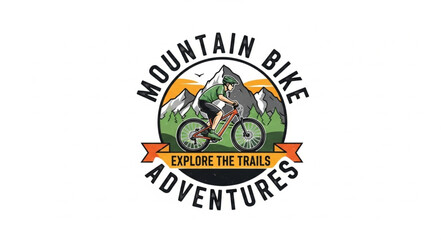 Mountain Bike Adventures Logo Design.
