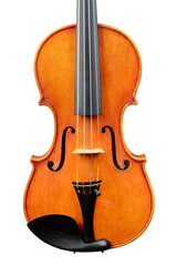 Handmade Cremonese replica violin featuring antiqued wood, presenting a professional string instrument essential for classical music performance and orchestral compositions