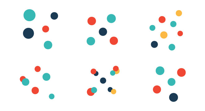 Scatter Plot Line creative tone color illustration