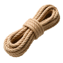 Obraz premium Coiled Natural Rope 3D