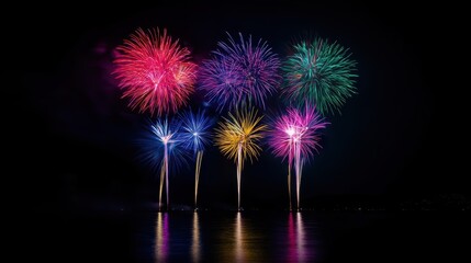 花火大会の打ち上げ花火