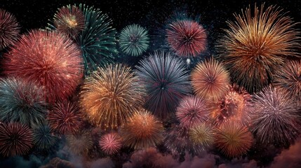 花火大会の打ち上げ花火