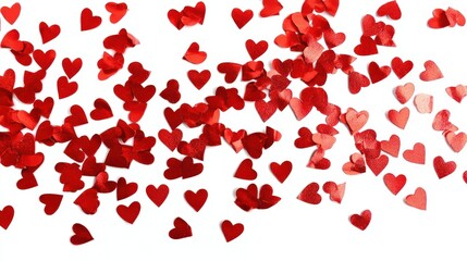 赤いハートの背景