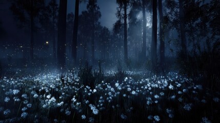 森に降り注ぐ光