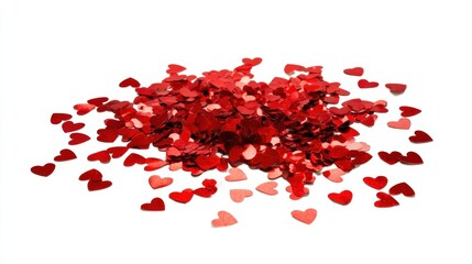 赤いハートの背景