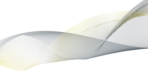 Abstract black and white line in vector business texture. Pattern line blend curve flow futuristic white background. Modern background futuristic energy sound waves technology concept background.