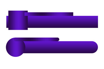 modern purple lower third element png file	