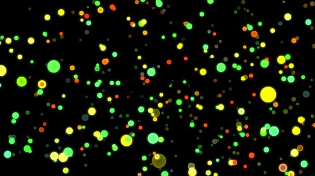 カラフルな玉がぐるぐる回ってるやつ ver.Y 4k