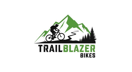 Mountain Biking Trail Blazer Logo.