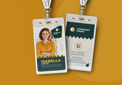 Business Identity Card Design Layout