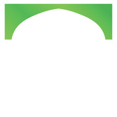 Fototapeta premium Islamic Footer