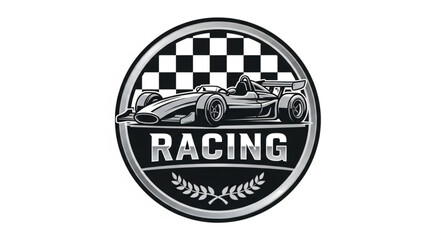 Racing Car Logo Design Element. © Diajeng Anita