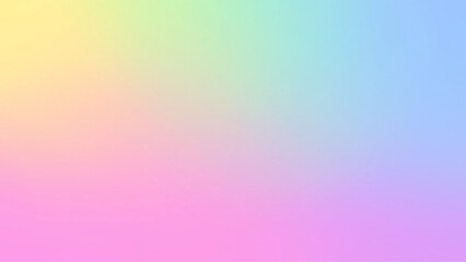 Fototapeta premium The Color Gradient Combination Pink, Blue, Green and Yellow