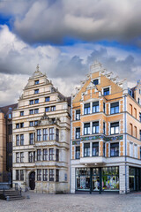 Fototapeta premium Street in Hanover historical center, Germany