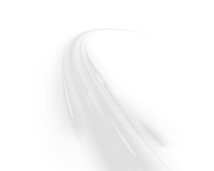 City road, highway traffic follow neon laser motion lines. White light flows wave, producing futuristic energy, radiant trail that marks speed direction. Art vector png. Cool wind starts the blizzard.