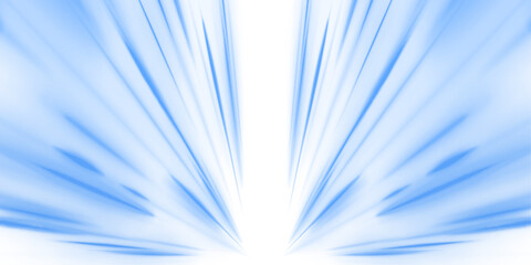 Neon laser blue lines streak along city road and highway traffic. Light motion forms futuristic energy trail speed flows, glowing wave. Blue rays zoom in motion effect. Vector illustration png. © ikril