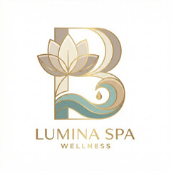 Luxury Aesthetic Letter B Cosmetic Logo