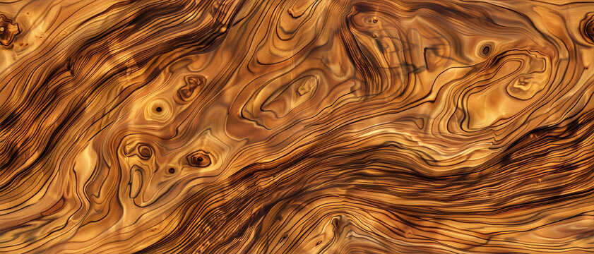 Exotic olive wood grain texture background with natural pattern