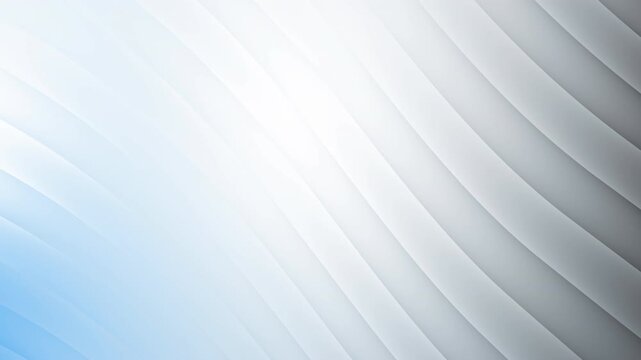 Sleek blue futuristic abstract wavy pattern with silver accents