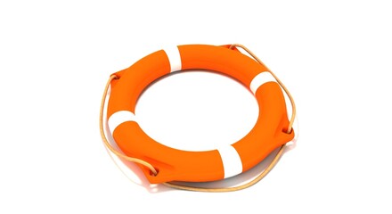 orange life buoy © Vladimir
